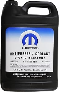 Genuine Mopar Fluid 68048953AB Antifreeze/Coolant