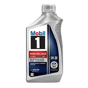 Mobil 1 High Mileage Full Synthetic Motor Oil 5W-30