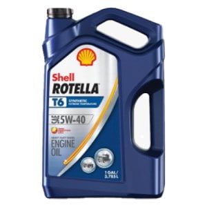 Shell Rotella T6 Full Synthetic 5W-40 motor oil