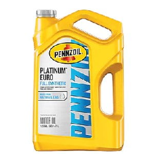 Pennzoil Platinum Euro Full Synthetic 5W-40 engine oil
