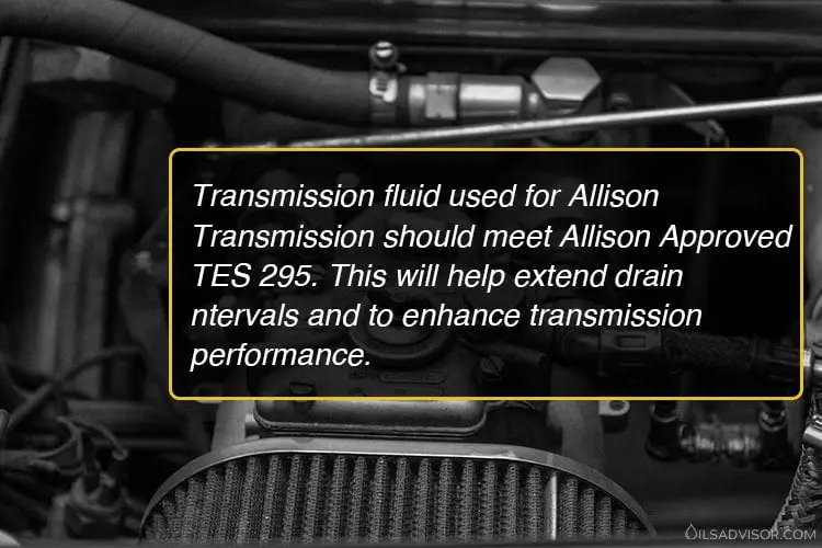 Allison Transmission Fluid Type