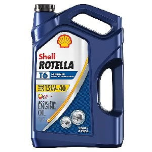 Shell Rotella T6 Full Synthetic 15W-40 Diesel Engine Oil