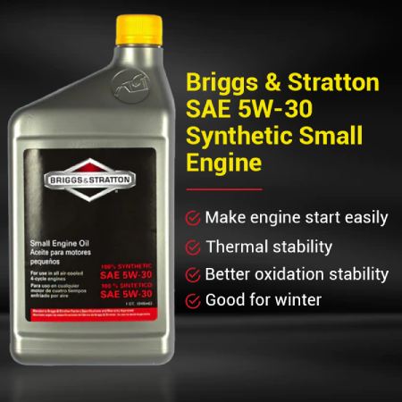 Briggs & Stratton 5w-30 synthetic small engine motor oil
