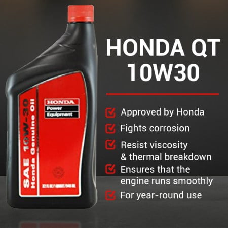 Honda QT motor oil 10w30