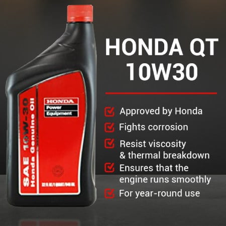 Honda QT motor oil 10w30
