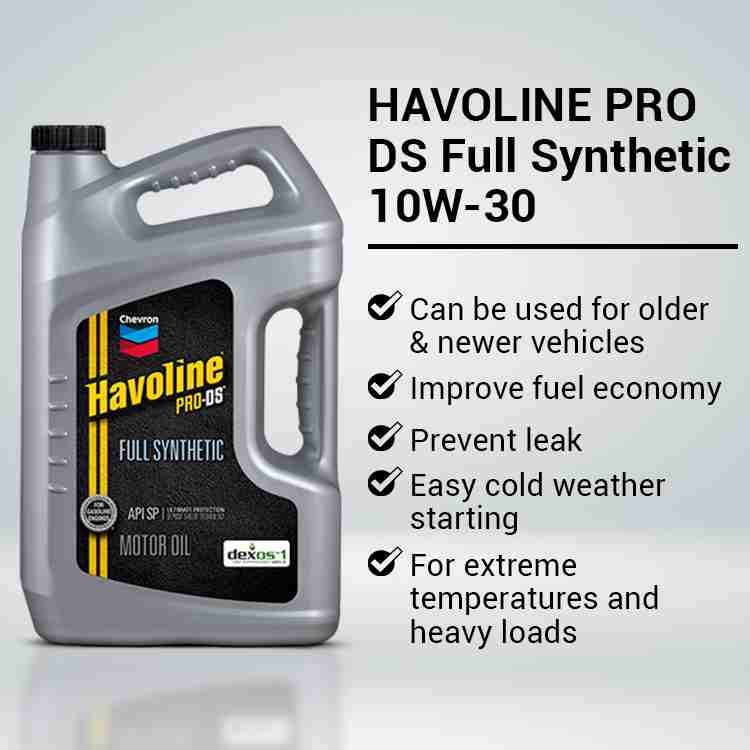 Havoline 10W-30 Pro DS Full Synthetic Motor Oil
