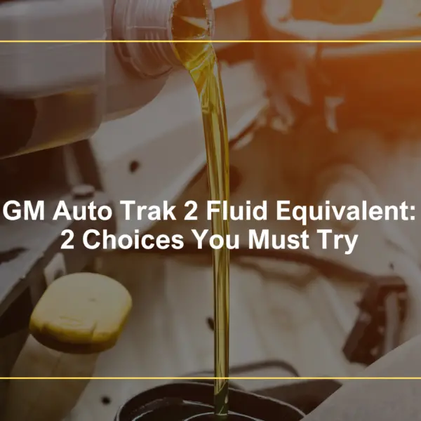 GM Auto Trak 2 Fluid Equivalent: 2 Choices You Must Try