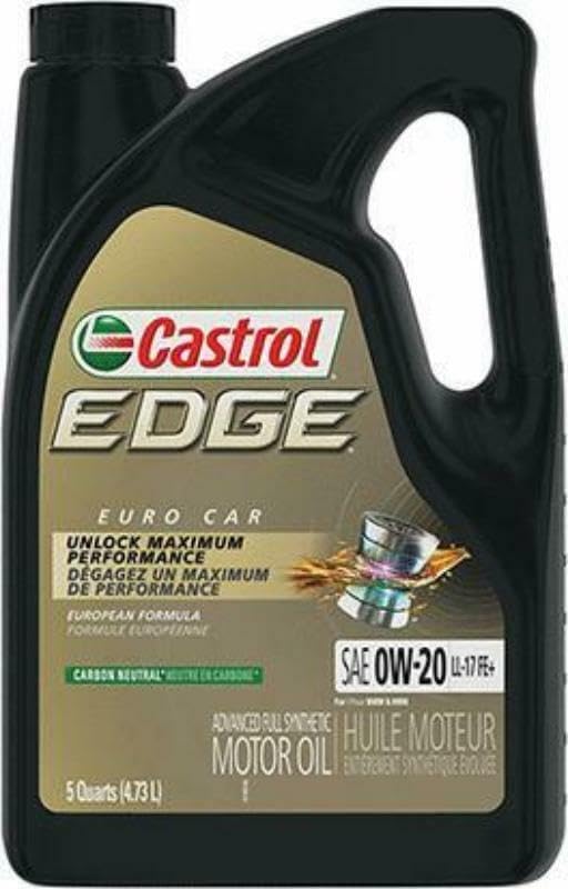 Castrol Edge - 152B99-6PK 06244 A3/B4 0W-30 Advanced Full Synthetic Motor Oil